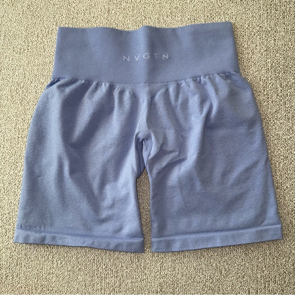 NVGTN Periwinkle Pro Seamless Shorts - Picture 4 of 6